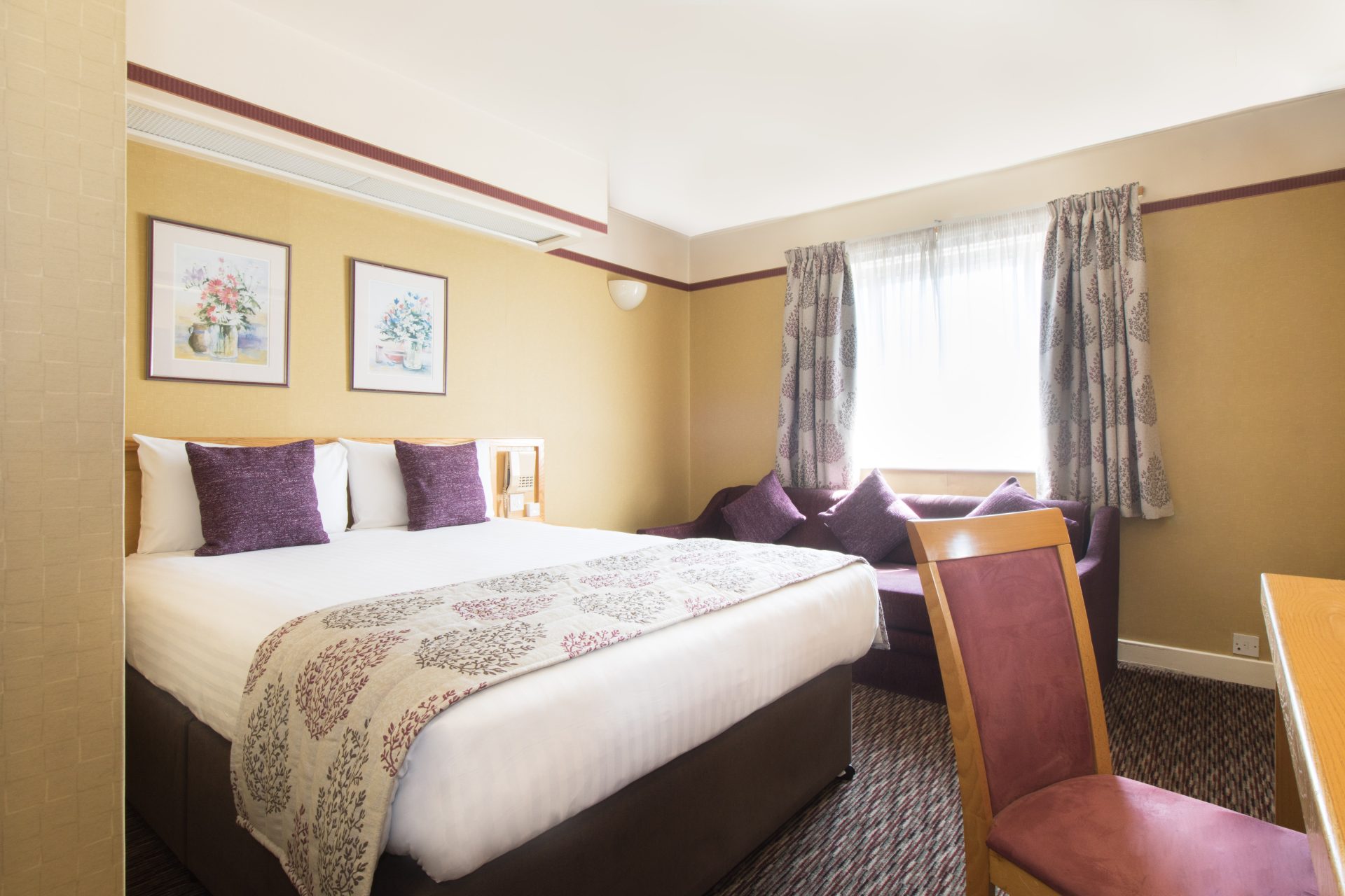 Lightsave Projects Case Study Best Western Derby Station Bedroom
