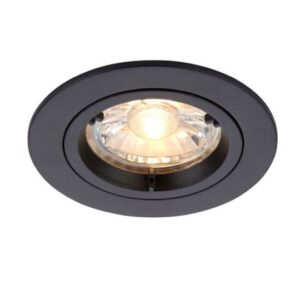 Saxby Black Baffle Tilted Downlight