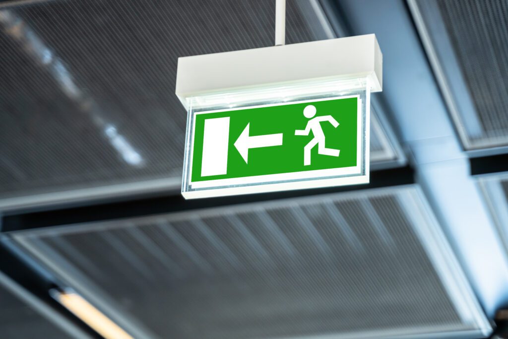 Lightsave Projects Solutions Emergency Lighting Sign