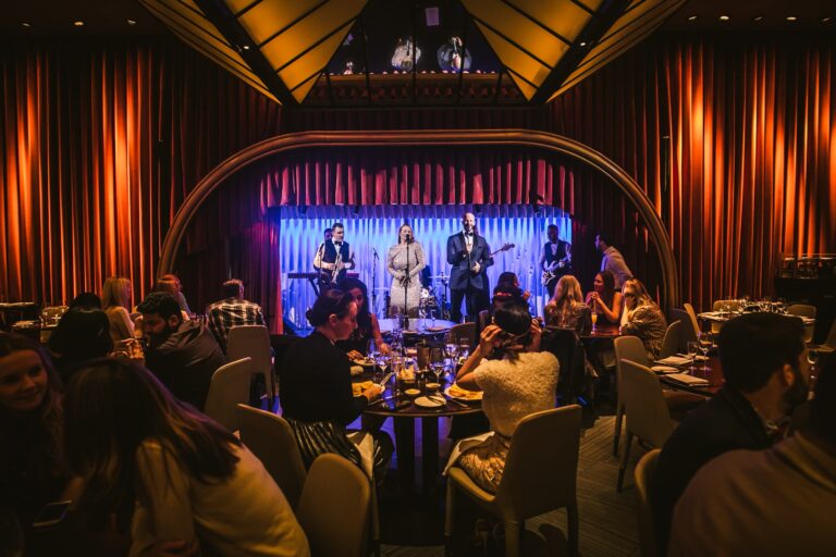 Quaglinos stage area after completion of project.