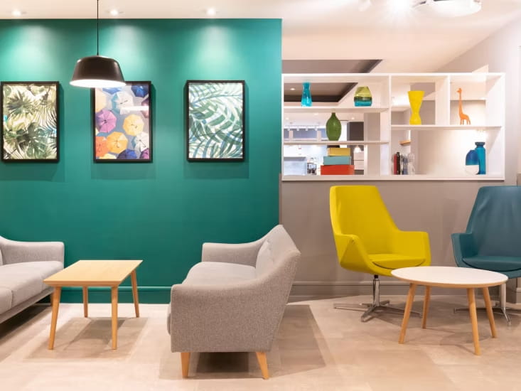 Holiday Inn Eastleigh dining area after successful lighting project.